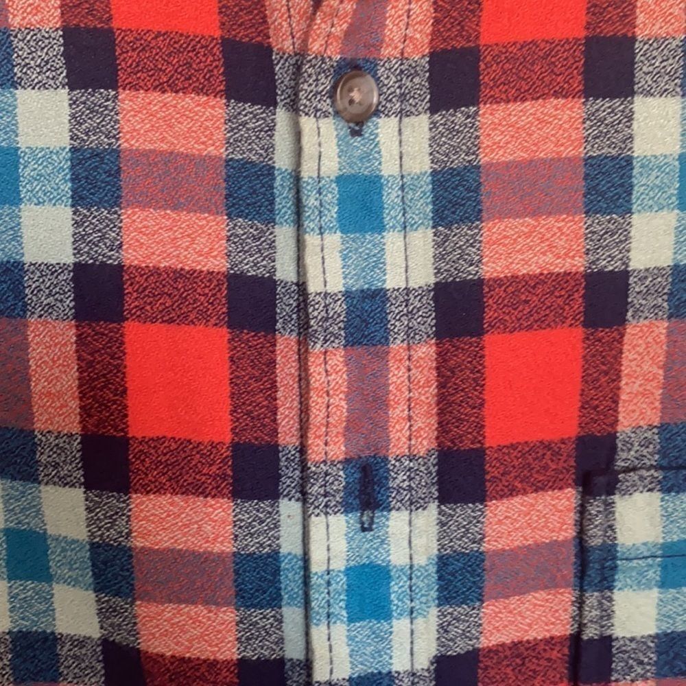 Fab Plaid Button Down Shirt / Shacket - image 4